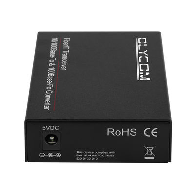 2 θύρες Gigabit Ethernet Media Converter μη διαχειριζόμενο διπλό μονότροπο πολυτρόπο θύρα SC