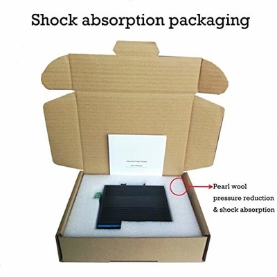 Βιομηχανική εγκατάσταση Din Rail 4 Port POE Switch με 1 SFP Port Unmanaged Fiber Switch