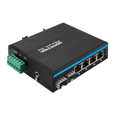 6 θύρες Industrial Ethernet Switch Gigabit Network 100/1000M SFP Fiber Unmanaged Realtek Τσιπ