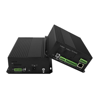 Bidi Data Dry Contact Αναλογικός μετατροπέας ινών βίντεο RS232 RS485 DC12V