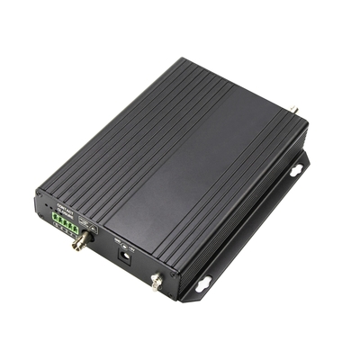 Αναλογικά Βίντεο Bidi Δεδομένα RS232/RS422 10/100M Ethernet Over Fiber Converter DC5V