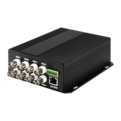 8 θύρες CCTV Video Audio Ethernet Dry Contact Fiber Media Converter Bidi D5V2A