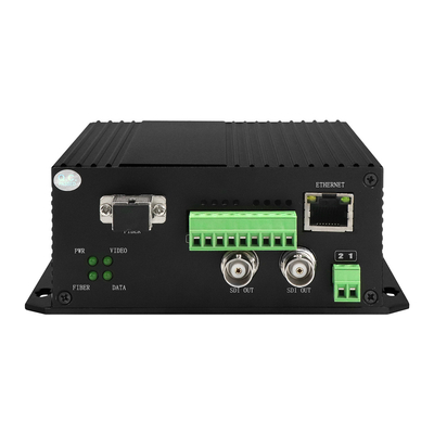 HD 3G SDI Βίντεο Ψηφιακός Οπτικός Μετατροπέας Με Bidi RS485 10/100M Ethernet 20km DC5V