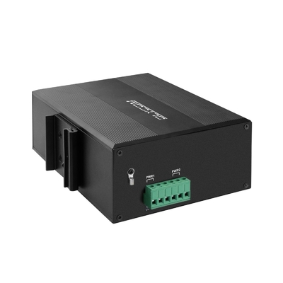 10 θύρες L2 Διαχειριζόμενος διακόπτης ινών Gigabit Rugged Ethernet VLAN RRPS Διαχειρίσιμο CE