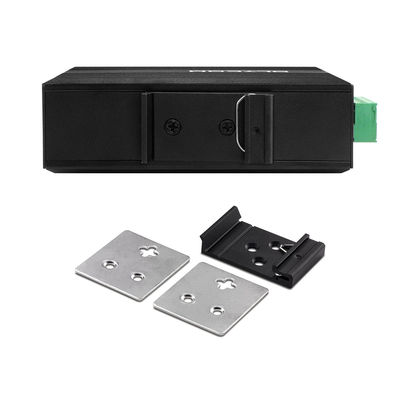 Μίνι 5 θύρες Gigabit Industrial Fiber SFP Switch μη διαχειριζόμενο DIN Rail DC12V